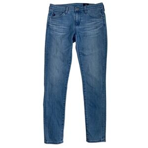 AG Adriano Goldschmied The Legging Ankle Super Skinny Jeans Blue 26R Low Rise